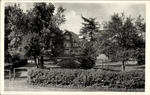 Ak Neustadt am Rennsteig Großbreitenbach in Thüringen, Kurpark