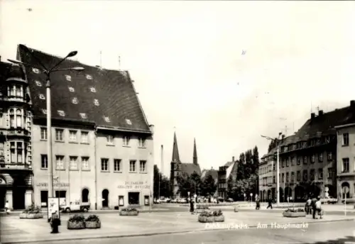 Ak Zwickau in Sachsen, Hauptmarkt