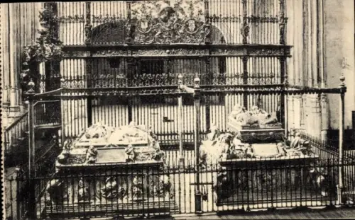 Ak Granada Andalusien Spanien, Sepulcro de los Reyes, Kapelle, Grabstätten, Granada