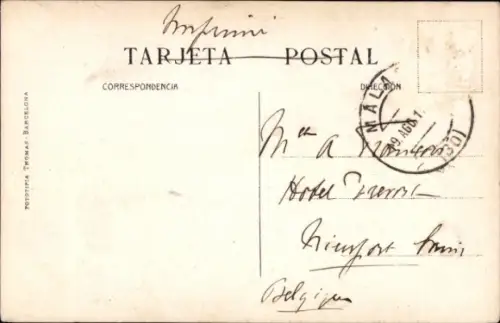 Ak Málaga Andalusien Spanien, Coro de la Catedral,   , schwarz-weiß