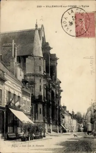 CPA Villeneuve-sur-Yonne, Eglise