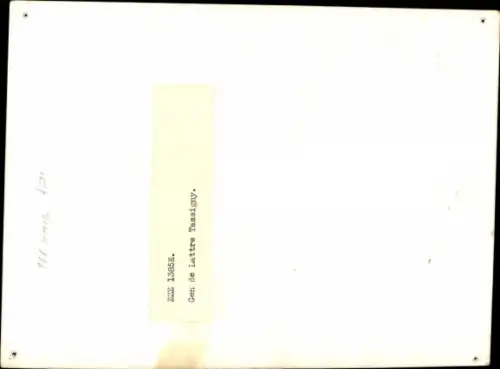 Foto General Jean de Lattre de Tassigny, Porträt in Uniform