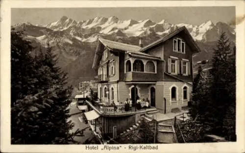 Ak Rigi Kaltbad Kanton Luzern, Hotel Alpina