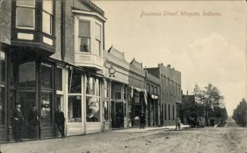 PC Wingate Indiana USA, Business Street