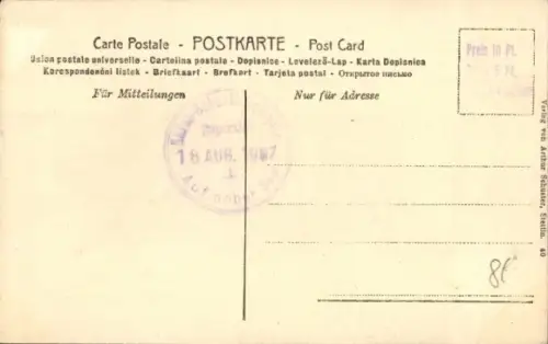 Ak Dampfer Imperator, Stettiner Dampfschifffahrtsgesellschaft, Braeunlich, Salonschnelldampfer