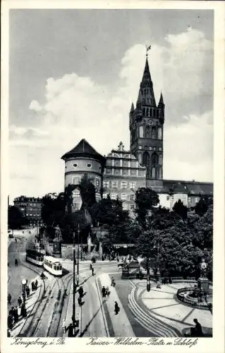 Ak Kaliningrad Königsberg Ostpreußen, Kaiser Wilhelm Platz, Schloss