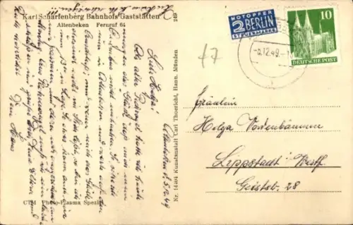 Ak Altenbeken in Westfalen, Gesamtansicht