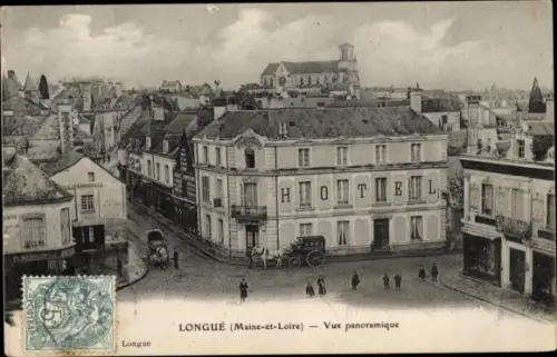 Ak Longué Seine et Marne, Vue Panoramique