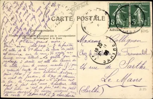 Ak Longué Seine et Marne, Vue Panoramique