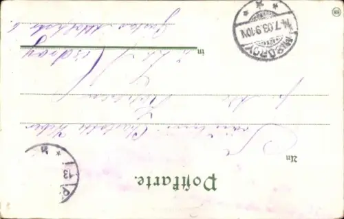 Jugendstil Ak Potsdam, Historische Mühle