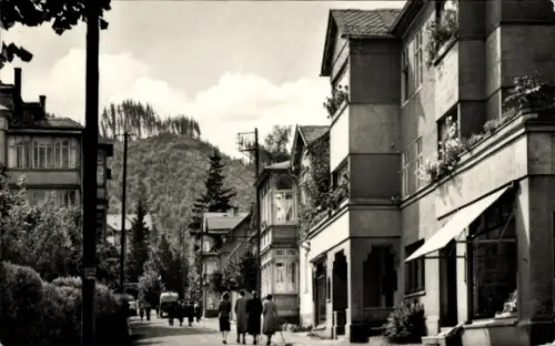 Ak Tabarz im Thüringer Wald, Zimmerbergstraße