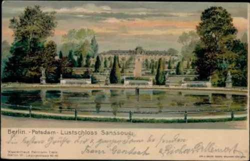 Litho Potsdam, Schloss Sanssouci
