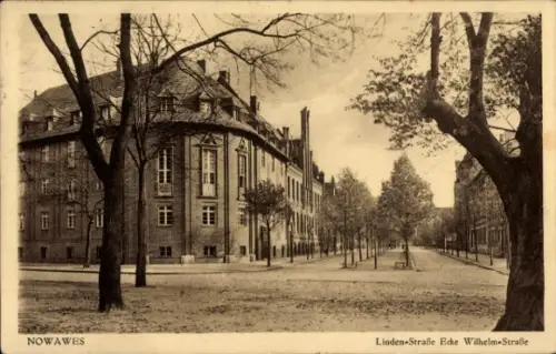 Ak Nowawes Babelsberg Potsdam, Lindenstraße Ecke Wilhelm-Straße