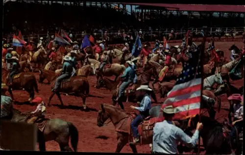 Ak Texas Cowboys and Cowgirls, Rodeo Grand Entry