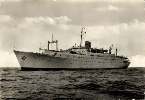 Ak FDGB Urlauberschiff MS Völkerfreundschaft