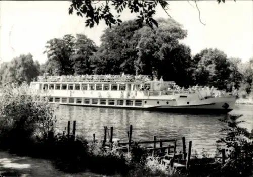 Ak Weiße Flotte Potsdam, Fahrgastschiff MS Cecilienhof