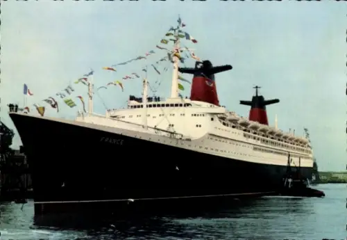 Ak Dampfer, Dampfschiff France, CGT, French Line