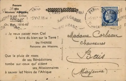 CPA Société des Missions Africaines, Dans les profondeurs de la forêt africaine