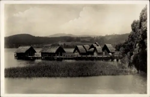 Ak Unteruhldingen Uhldingen Mühlhofen am Bodensee, Freilichtmuseum Deutscher Vorzeit