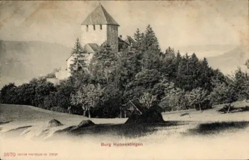 Ak Stein am Rhein Kanton Schaffhausen, Burg Hohenklingen