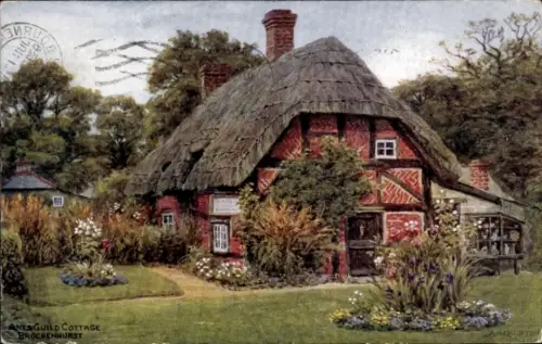 Ak Brockenhurst Hampshire England, Guild Cottage