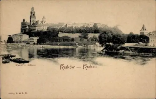 Ak Kraków Krakau Polen, Schloss