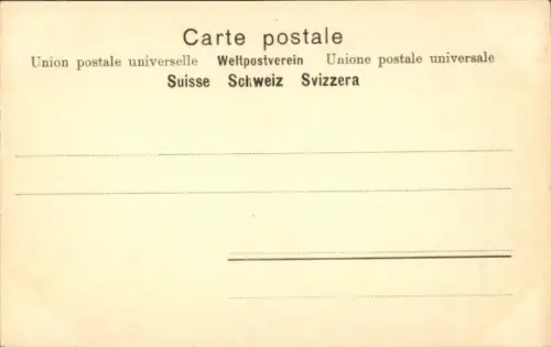 CPA Commugny Canton de Vaud, Temple