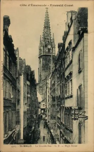 CPA Saint Malo Ille et Vilaine Bretagne, Grande Rue