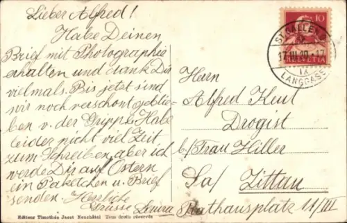 Ak Schweiz, St. Gallerin