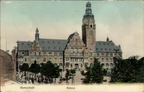 Ak Remscheid im Bergischen Land, Rathaus