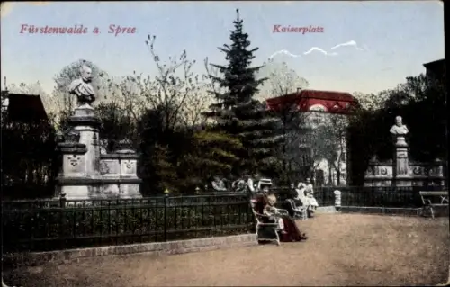 Ak Fürstenwalde Spree, Kaiserplatz, Frauen, Kinder