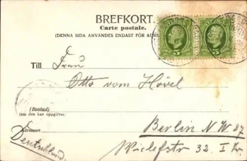 Ak Malmö Schweden, Gustaf Adolfs Torg