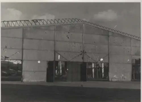 Original Foto Berlin-Wilmersd., Brandenburgische Str., Lager d. Staatsoper, Tennishalle, 1946, 12x17