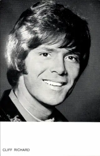 Ak Sänger Cliff Richard, Portrait