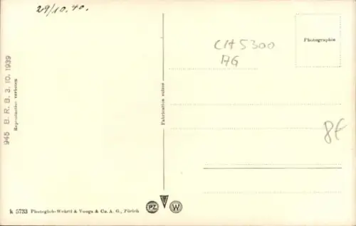 Ak Baden Kanton Aargau Schweiz, Weite Gasse