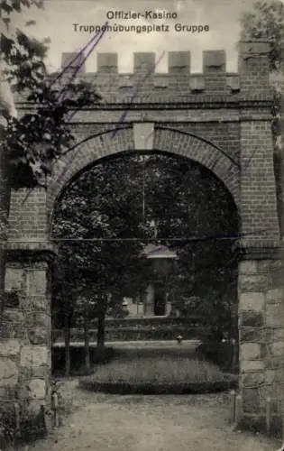 Ak Poligon Grupa Gruppe Westpreußen, Truppenübungsplatz, Offizier-Kasino