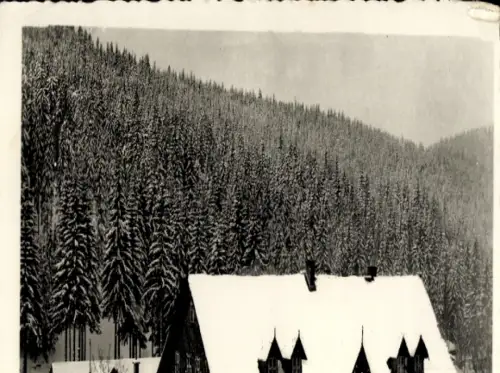 Ak Harrachov Harrachsdorf Riesengebirge Region Reichenberg, im Winter