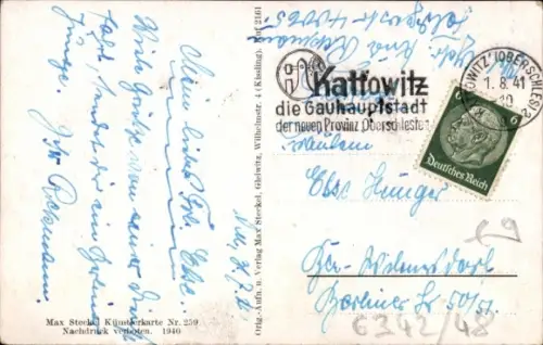 Ak Katowice Kattowitz Oberschlesien, Holzkirche am Südpark