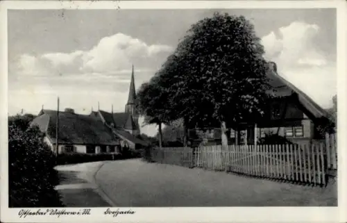 Ak Ostseebad Wustrow Fischland, Dorfstraße
