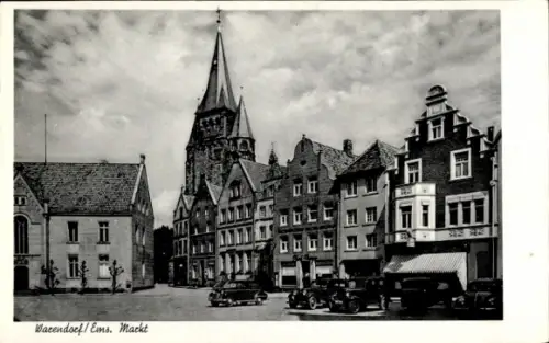 Ak Warendorf im Münsterland, Markt