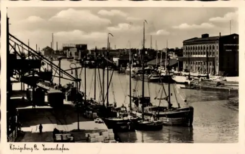 Ak Kaliningrad Königsberg Ostpreußen, Innenhafen
