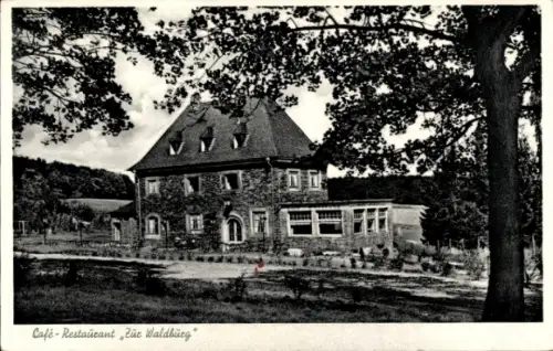 Ak Rengsdorf im Westerwald, Café Restaurant Zur Waldburg