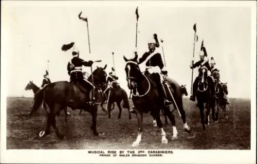 Ak Musical Ride by the 3rd Carabiniers, Prince of Wales Dragoon Guards