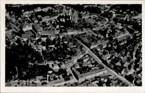 Ak Ohrdruf Thüringen, Fliegeraufnahme