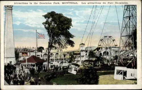 Ak Montreal Quebec Kanada, Dominion Park