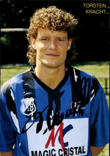 Autogrammkarte Fußballer Torsten Kracht, VfB Leipzig, Autogramm