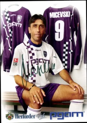 Autogrammkarte Fußballer Toni Micevski, VfL Osnabrück, Autogramm