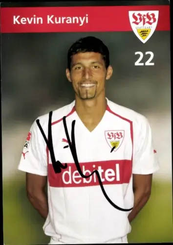 Autogrammkarte Fußballer Kevin Kuranyi, VfB Stuttgart, Autogramm