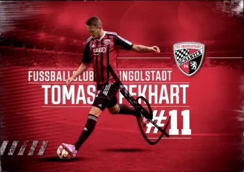 Autogrammkarte Fußballer Thomas Pekhart, FC Ingolstadt 04, Autogramm