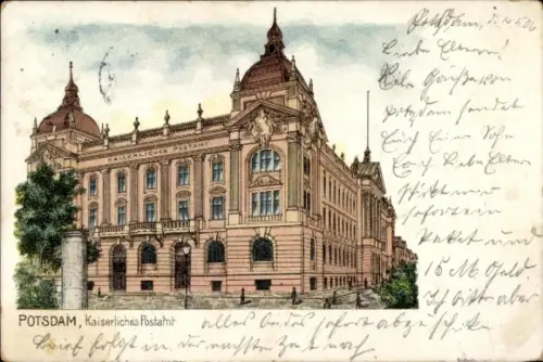 Litho Potsdam in Brandenburg, Das kaiserliche Postamt